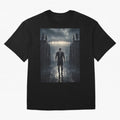 CR7 Entering a Stadium Legend Oversized T-Shirt Keep the Match Day Mood of FIFA World Cup 2026 USA Canada Mexico for Fans of Haaland and Mbappe and Brazil, Bringing Worldwide Fan Energy, Dramatic Goals, Stadium Lights and Championship Celebrations;