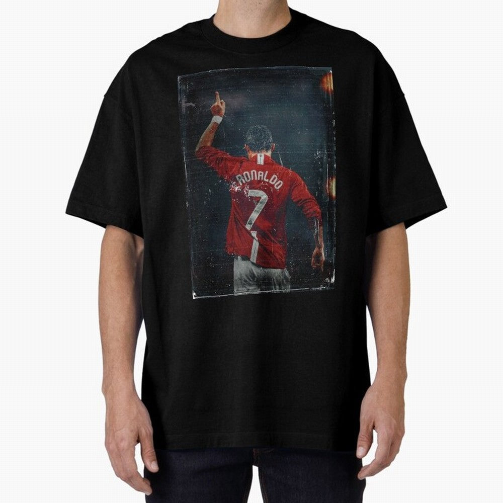 Cristiano Ronaldo Vintage Oversized T-Shirt Show Fan Pride Across FIFA World Cup 2026 Spirit, Capturing Netherlands, Messi, Neymar and Mbappe, Vintage Soccer Flavor, Modern Football Stars, National Flags and Final Night Emotion; Perfect for People