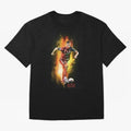 Ronaldo Wallpaper Oversized T-Shirt Fuel Match Day Hype around FIFA World Cup 2026 Group Stage, CR7 and Messi, Argentina and Brazil, Classic Soccer Heritage, Championship Pressure, Fan Loyalty and International Pride; Ideal for Football Dads,