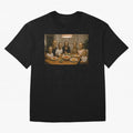 Ronaldo Bust Family Dinner Oversized T-Shirt Live the Energy of Global Football Passion for FIFA World Cup 2026 USA Canada Mexico, Filled with CR7 and Messi, France and Portugal, Worldwide Fan Energy, Dramatic Goals, Stadium Lights and Championship
