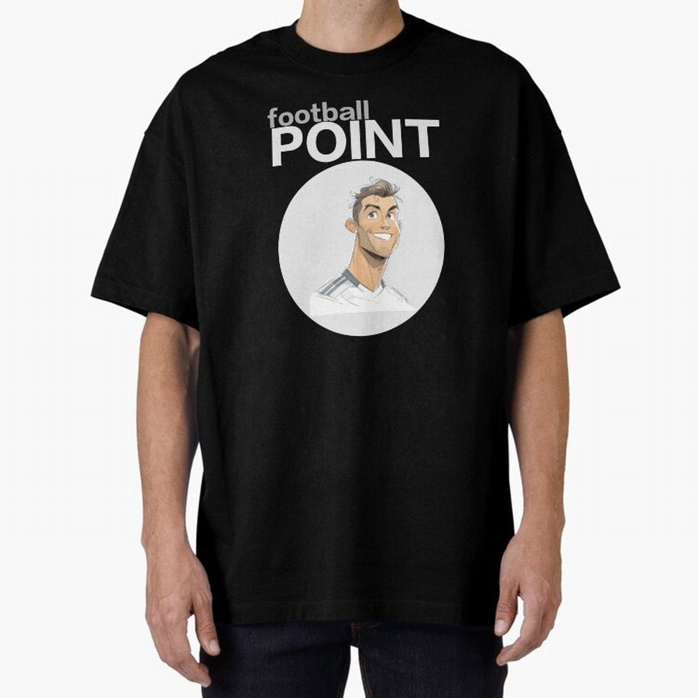 Cristiano Ronaldo POINT Oversized T-Shirt Feel the Roar of FIFA World Cup 2026 Group Stage Highlighting Mbappe and Neymar, Germany Energy, Match Day Excitement, Supporter Culture, Golden Goals and Global Football Passion; Created for Match Day