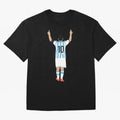 Lionel Messi, #m30 Oversized T-Shirt Share the Excitement of FIFA World Cup 2026 Group Stage Highlighting Mbappe, Argentina and Brazil Energy, Football History, Final Match Energy, Crowd Noise and Once in a Lifetime Moments; Created for Match Day