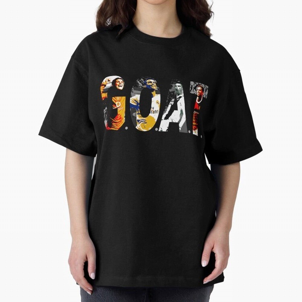 Cristiano Ronaldo, Greatest Football Player of All Time Oversized T-Shirt Show Your Tournament Heart for FIFA World Cup 2026 Spirit, Inspired by Netherlands, Cristiano Ronaldo, Haaland and CR7, Tournament Hype, Historic Matchups, Family Viewing