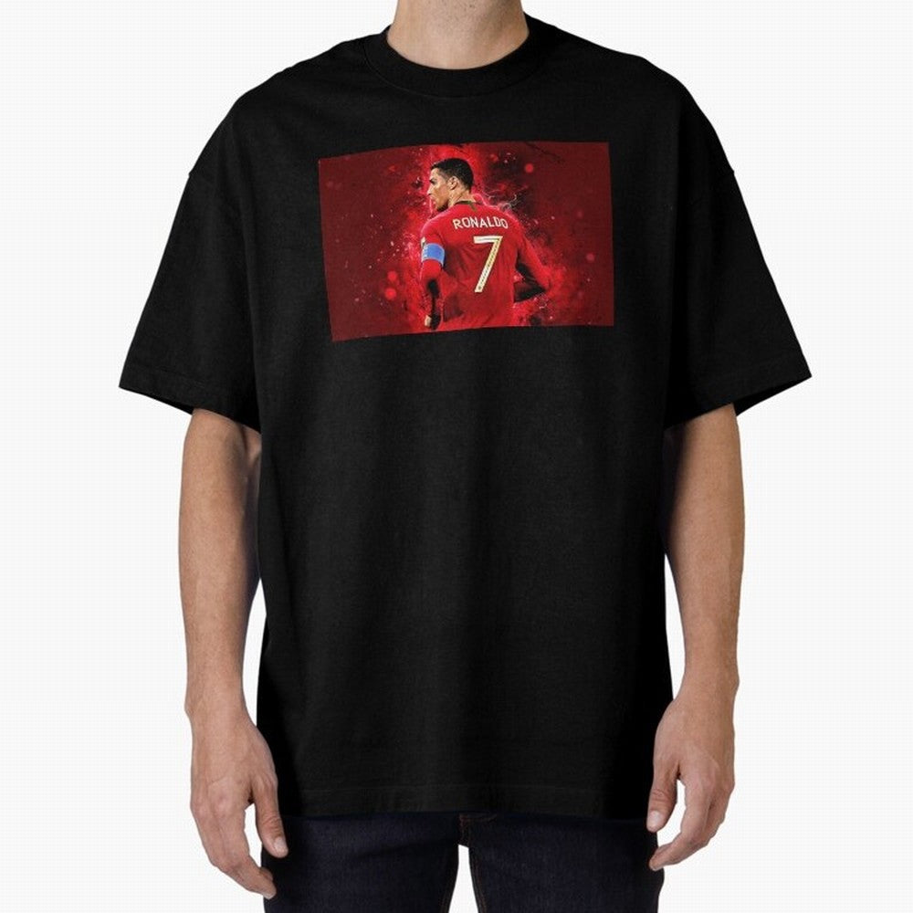 Cristiano Ronaldo Oversized T-Shirt Feel the Trophy Chase of FIFA World Cup 2026 Group Stage Inspired by Neymar, Haaland and Cristiano Ronaldo, Netherlands Energy, Soccer Culture, Superstar Moments, National Team Dreams and Competitive Fire; Ideal