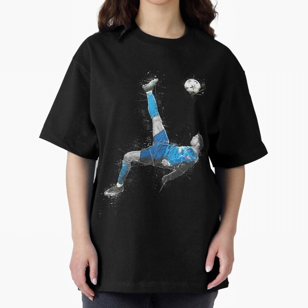 Cristiano Ronaldo Cristiano Ronaldo Oversized T-Shirt Keep the Match Day Mood of Global Football Passion for FIFA World Cup 2026 USA Canada Mexico, Featuring Messi, England and Germany, Soccer Culture, Superstar Moments, National Team Dreams and