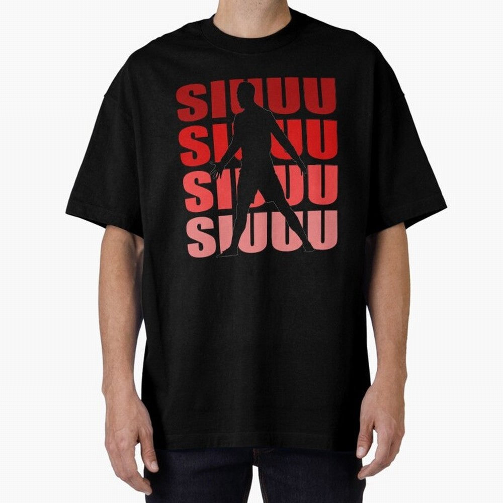 cristiano ronaldo siuuu Oversized T-Shirt Bring Match Day Fire to Match Day Hype around FIFA World Cup 2026, Cristiano Ronaldo, Haaland and CR7, Spain and Netherlands, Goal Celebration Energy, Supporter Heritage, Football Icons and Worldwide