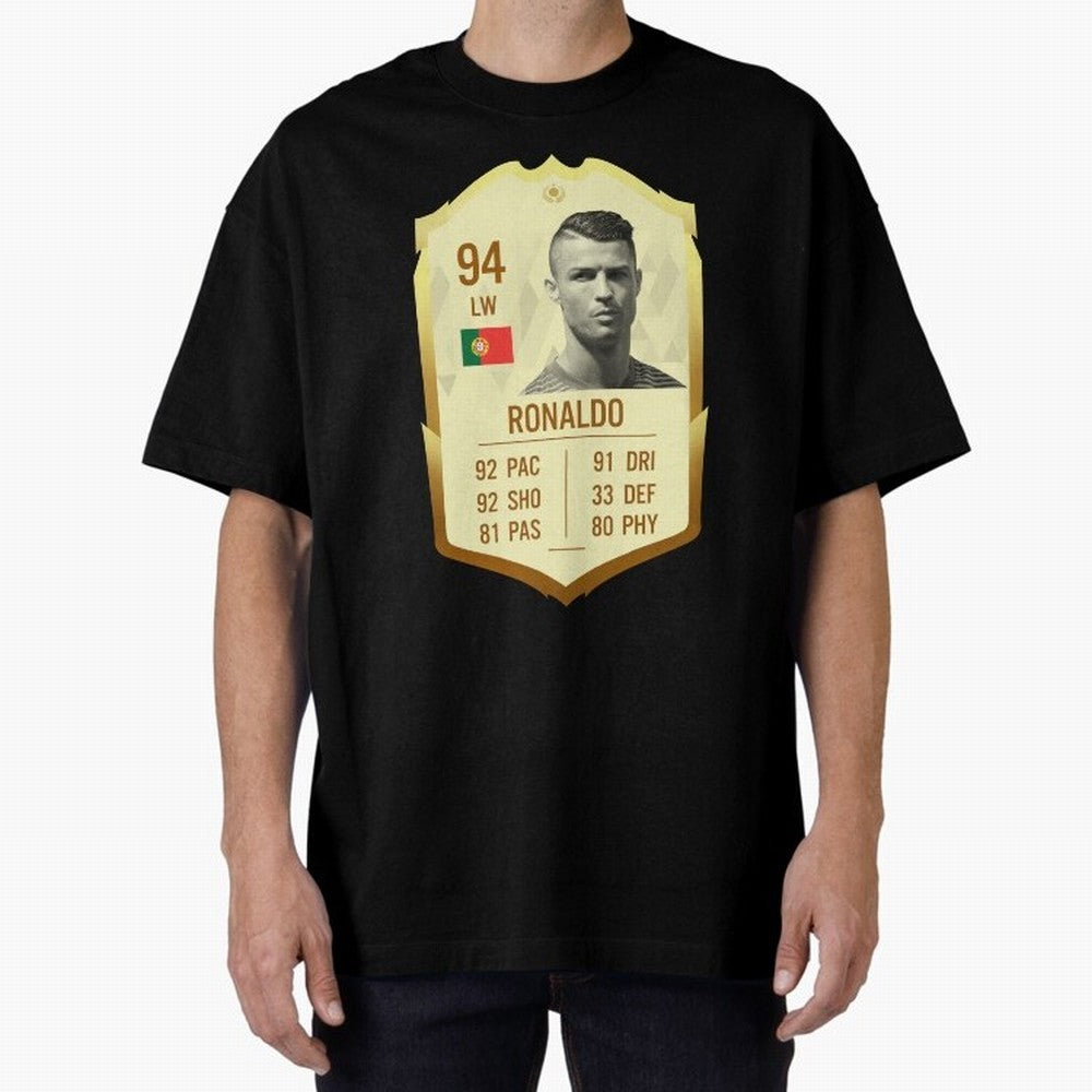 Cristiano Ronaldo Ultimate Card Oversized T-Shirt Make the Season About the FIFA World Cup 2026 Group Stage Journey through Messi, CR7 and Mbappe Highlights, France Pride, Worldwide Fan Energy, Dramatic Goals, Stadium Lights and Championship