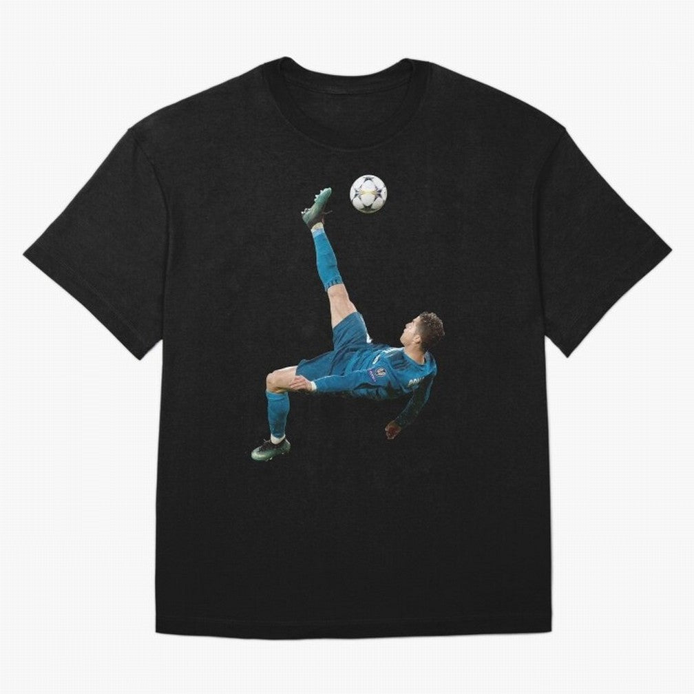 CRISTIANO RONALDO BICYCLE KICK Classic Oversized T-Shirt Celebrate Every Goal in FIFA World Cup 2026 Group Stage Made for Messi, CR7 and Mbappe, Portugal, Spain and Germany Energy, Tournament Hype, Historic Matchups, Family Viewing Parties and