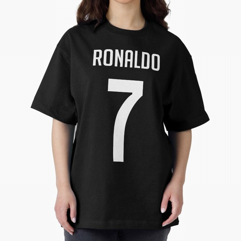 Ronaldo Oversized T-Shirt Show Up for the Glory of FIFA World Cup 2026 USA Canada Mexico for Fans of Messi and England, France and Netherlands, Bringing Global Supporter Spirit, Legendary Goals, National Colors and Tournament Celebration; Great for