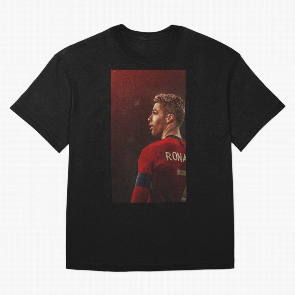 Art Ronaldo Wallpaper Oversized T-Shirt Bring Retro Soccer Energy to Match Day Hype around FIFA World Cup 2026 USA Canada Mexico, Haaland, Argentina and Brazil, Tournament Hype, Historic Matchups, Family Viewing Parties and Global Sports Pride;