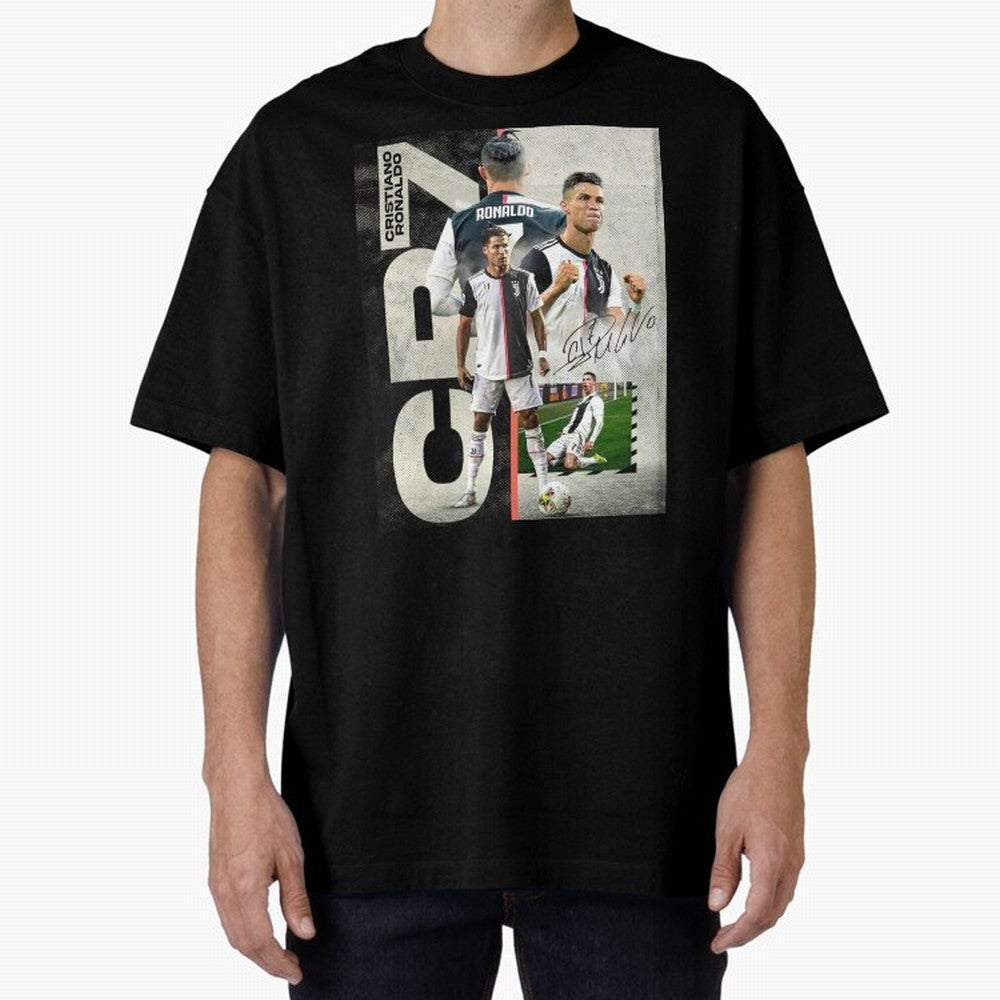 Cristiano Ronaldo Goals in Juventus special design ,Ronaldo Gift Idea, Ronaldo Footballer , Football Oversized T-Shirt Bring International Match Energy to FIFA World Cup 2026 Highlighting Messi and Cristiano Ronaldo, Brazil Energy, Soccer Culture,