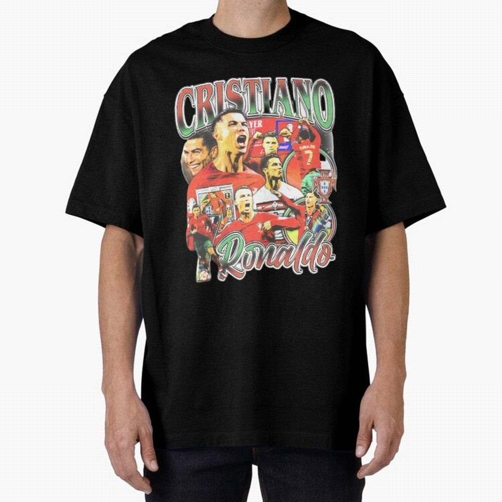 Cristiano Ronaldo Graphic Shirt Oversized T-Shirt Make Game Day About Match Day Hype around FIFA World Cup 2026 Group Stage, CR7 and Messi, Brazil, Portugal and Argentina, Football History, Final Match Energy, Crowd Noise and Once in a Lifetime