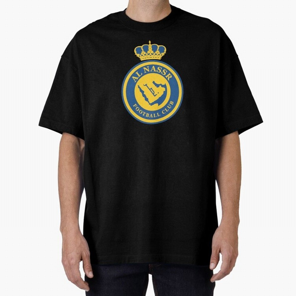 Al-Nassr Football Club - Oversized T-Shirt Show Love for Legendary Goals in the FIFA World Cup 2026 USA Canada Mexico Journey through Neymar, Haaland and Cristiano Ronaldo Highlights, Germany Pride, Champion Mindset, Group Stage Buzz, Knockout