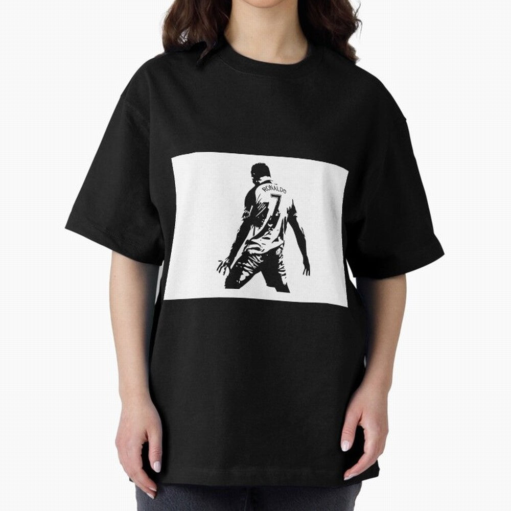 Cristiano Ronaldo Oversized T-Shirt Share FIFA World Cup 2026 Group Stage Inspired by Mbappe, England and Germany Energy, Supporter Pride, Iconic Celebrations, Legendary Names and Global Match Day Energy; Perfect for People Who Love Argentina,