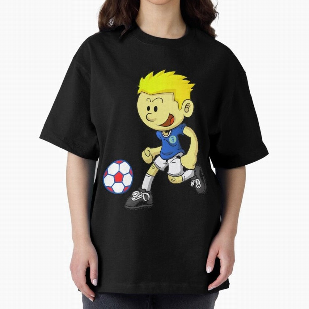 Football is a matter of life and death, I'm like Cristiano Ronaldo Oversized T-Shirt Honor the Football Icons of FIFA World Cup 2026 Group Stage Spirit, with Portugal, Messi, Championship Spirit, Famous Goals, Roaring Crowds and International