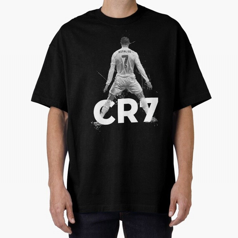 Cristiano Ronaldo Oversized T-Shirt Make Game Day About Match Day Hype around FIFA World Cup 2026 USA Canada Mexico, Neymar, Haaland and Cristiano Ronaldo, Brazil, Global Supporter Spirit, Legendary Goals, National Colors and Tournament
