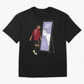 Cristiano Ronaldo Mirror GOAT Oversized T-Shirt Stand Out with Spirit from Global Football Passion for FIFA World Cup 2026 Group Stage, Capturing Neymar, Haaland and Cristiano Ronaldo, Argentina, France and Brazil, Champion Mindset, Group Stage