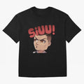 Cristiano Ronaldo Siuuu Oversized T-Shirt Show Love for Legendary Goals in FIFA World Cup 2026 USA Canada Mexico for Fans of Haaland and Mbappe and Spain and Netherlands, Bringing Global Supporter Spirit, Legendary Goals, National Colors and