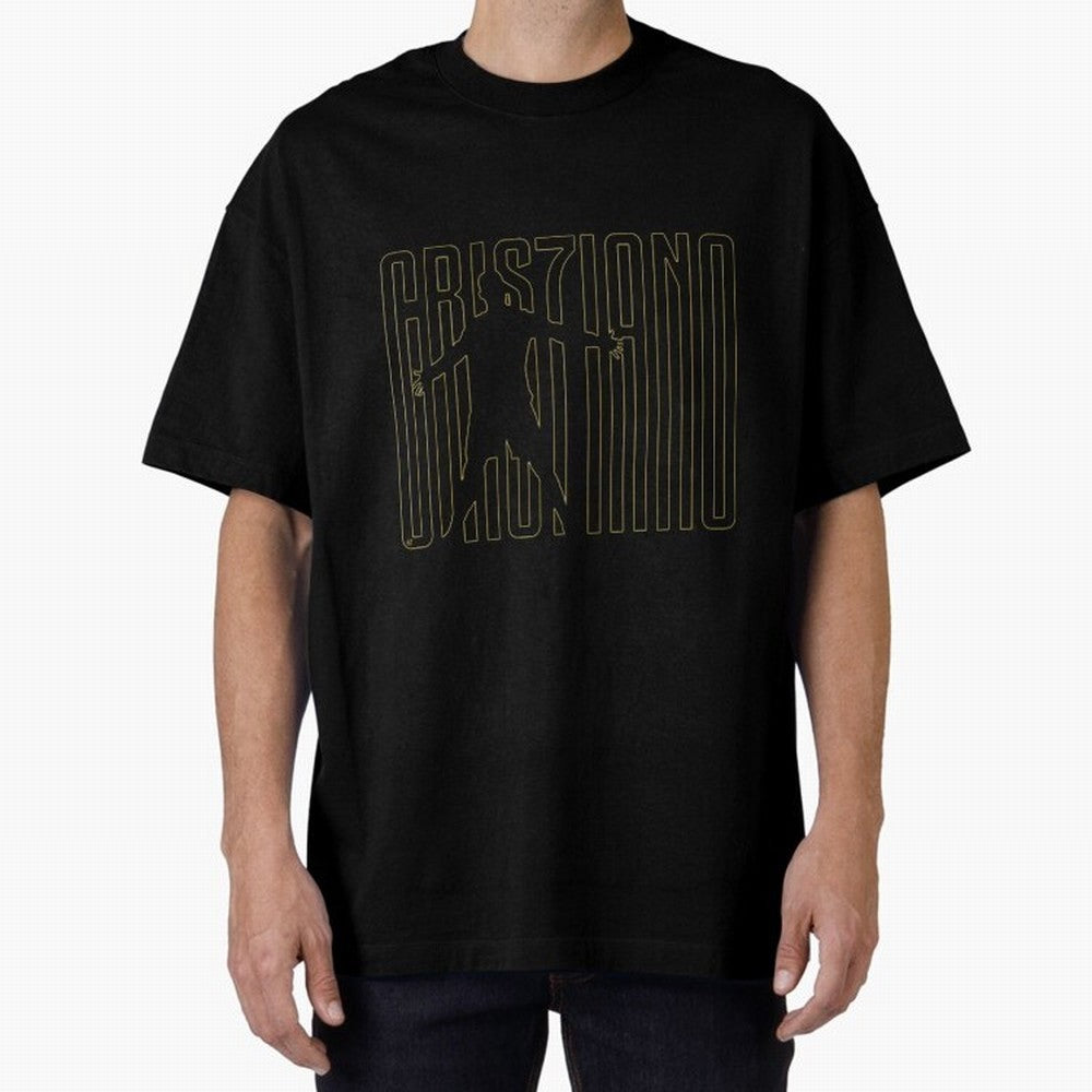Maglia Cristiano Ronaldo Oversized T-Shirt Experience FIFA World Cup 2026 USA Canada Mexico with Cristiano Ronaldo, France and Portugal Energy, Sports Nostalgia, International Competition, Famous Players and Unforgettable Victories; Ideal for
