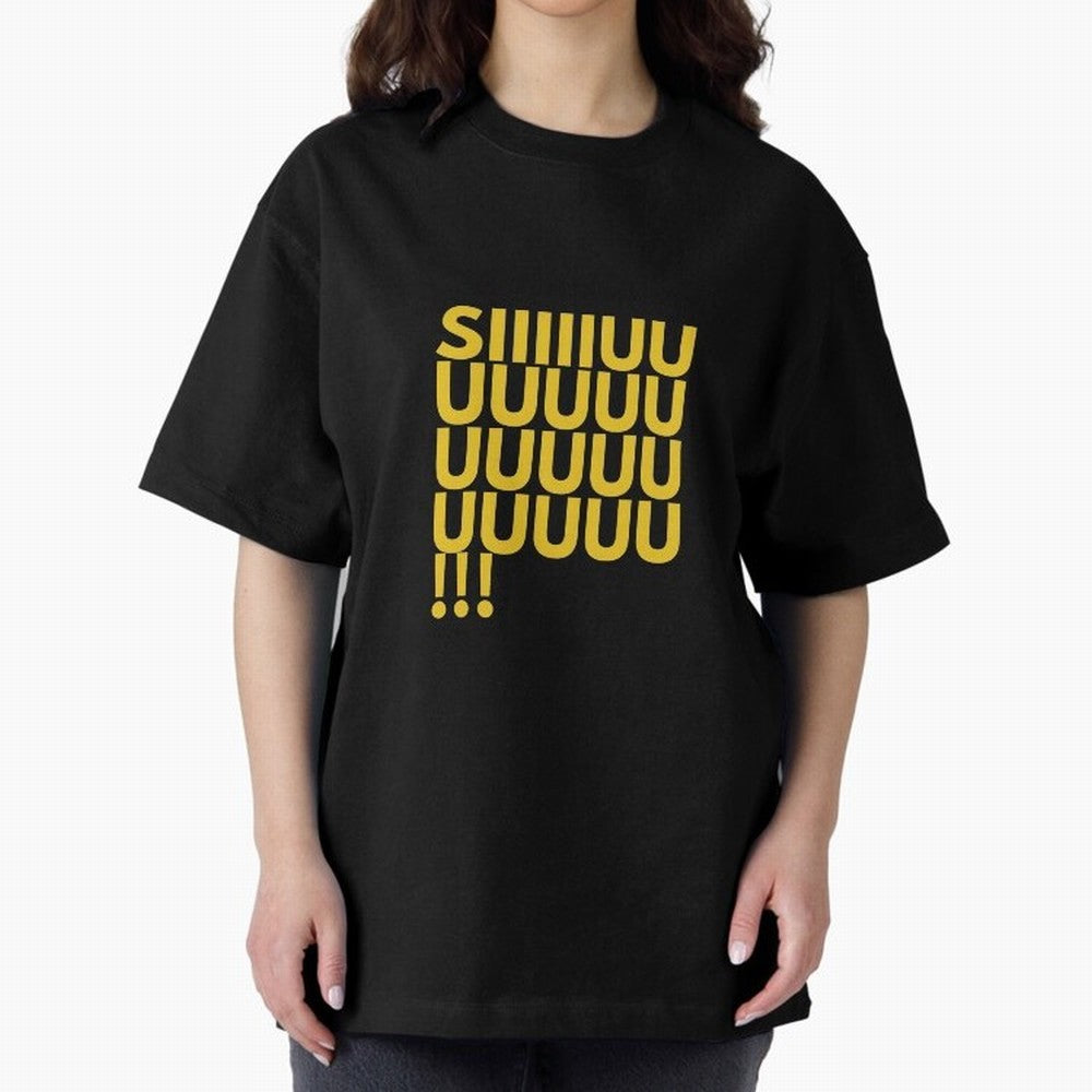 Cristiano Ronaldo Siuuu Oversized T-Shirt Follow the Road to FIFA World Cup 2026 Group Stage Capturing CR7 and Messi, England Energy, Championship Spirit, Famous Goals, Roaring Crowds and International Football Unity; Great for Watch Parties,