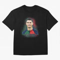 Cristiano Ronaldo digital art Oversized T-Shirt Share FIFA World Cup 2026 Spirit, Featuring Argentina, France and Brazil, Neymar, Stadium Memories, Football Loyalty, International Chants and Championship Tradition; Great for Supporters Who Love