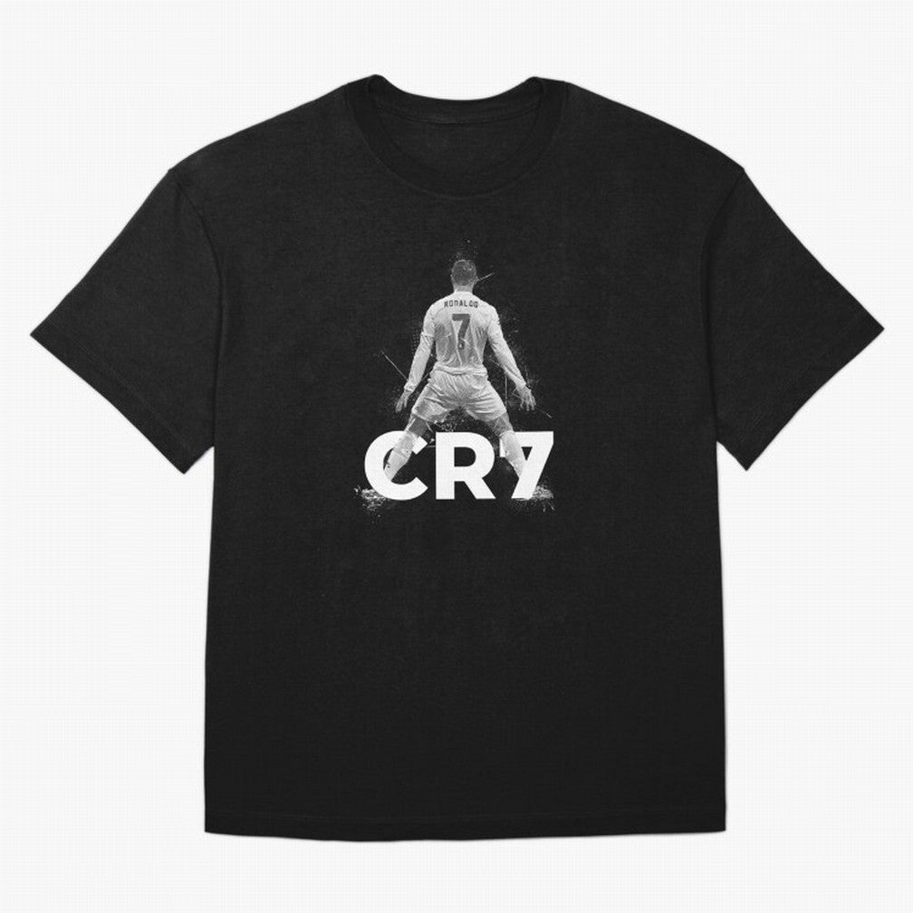 Cristiano Ronaldo Oversized T-Shirt Honor the FIFA World Cup 2026 Journey through Haaland and Mbappe Highlights, Brazil, Portugal and Argentina Pride, Vintage Soccer Flavor, Modern Football Stars, National Flags and Final Night Emotion; Great for