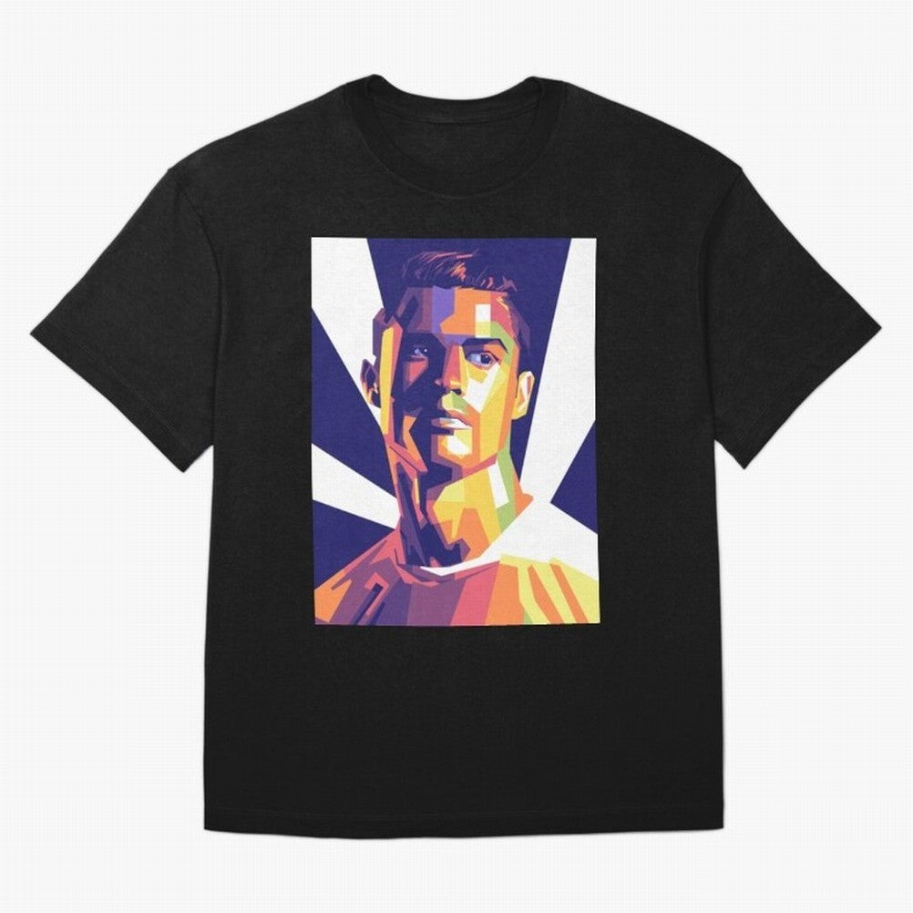 Cristiano Ronaldo cristiano ronaldo Oversized T-Shirt Show Support during Match Day Hype around FIFA World Cup 2026 Group Stage, Messi, CR7 and Mbappe, Portugal, Match Day Excitement, Supporter Culture, Golden Goals and Global Football Passion;