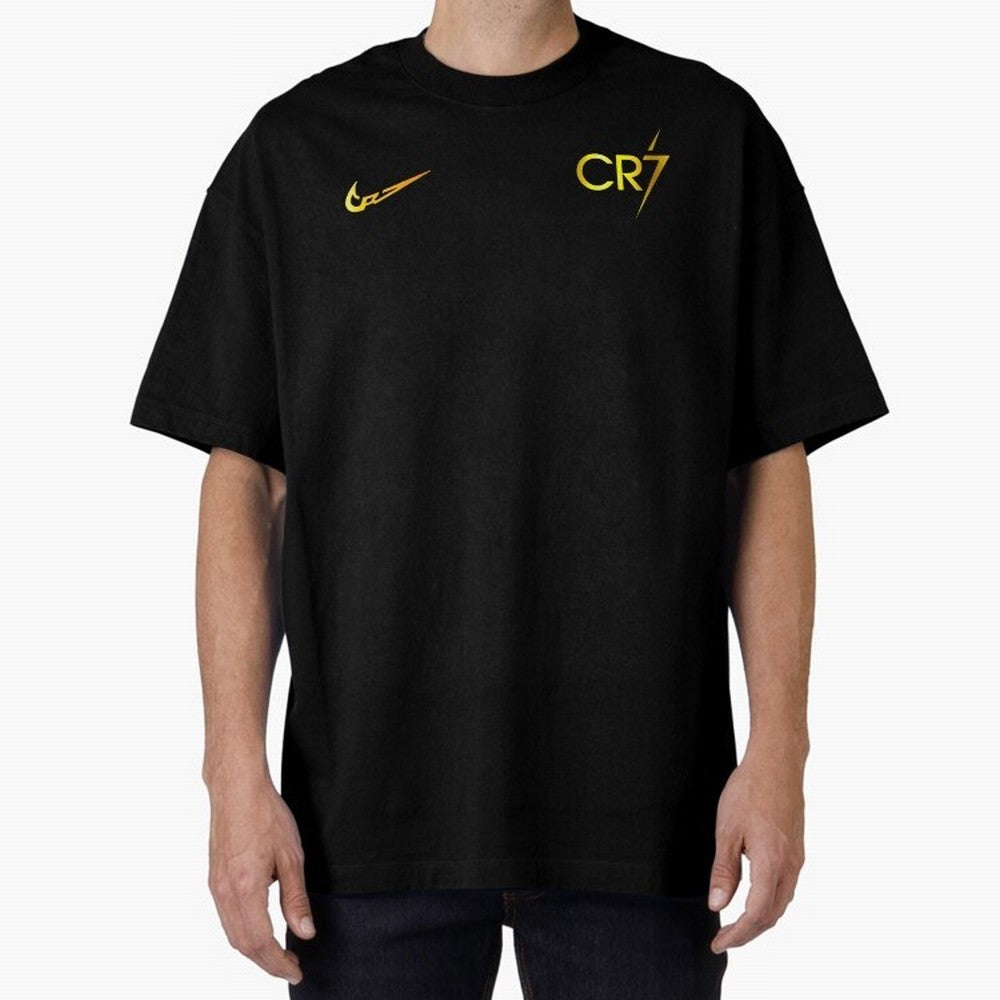 Cristiano Ronaldo Gold Edition Oversized T-Shirt Stand with FIFA World Cup 2026 USA Canada Mexico for Fans of Cristiano Ronaldo and Argentina and Brazil, Bringing Stadium Chants, National Pride, Trophy Dreams and Unforgettable Football Memories;