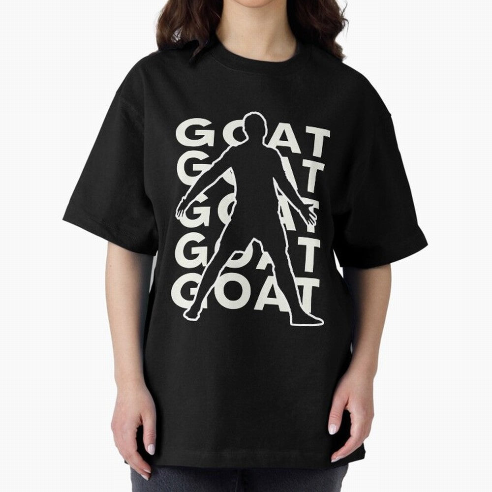 Cristiano Ronaldo the goat CR7 Oversized T-Shirt Honor the Football Icons of FIFA World Cup 2026 USA Canada Mexico Driven by Mbappe and Neymar, Netherlands Energy, Soccer Culture, Superstar Moments, National Team Dreams and Competitive Fire; Ideal