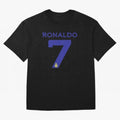 Ronaldo 7 Al-Nassr Football Club - Oversized T-Shirt Follow the Final Road of Match Day Hype around FIFA World Cup 2026 Group Stage, Haaland, Argentina and Brazil, Tournament Hype, Historic Matchups, Family Viewing Parties and Global Sports Pride;