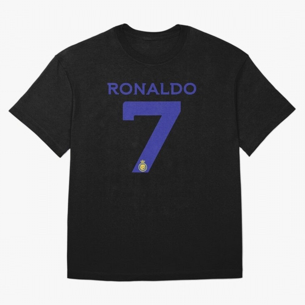 Ronaldo 7 Al-Nassr Football Club - Oversized T-Shirt Follow the Final Road of Match Day Hype around FIFA World Cup 2026 Group Stage, Haaland, Argentina and Brazil, Tournament Hype, Historic Matchups, Family Viewing Parties and Global Sports Pride;