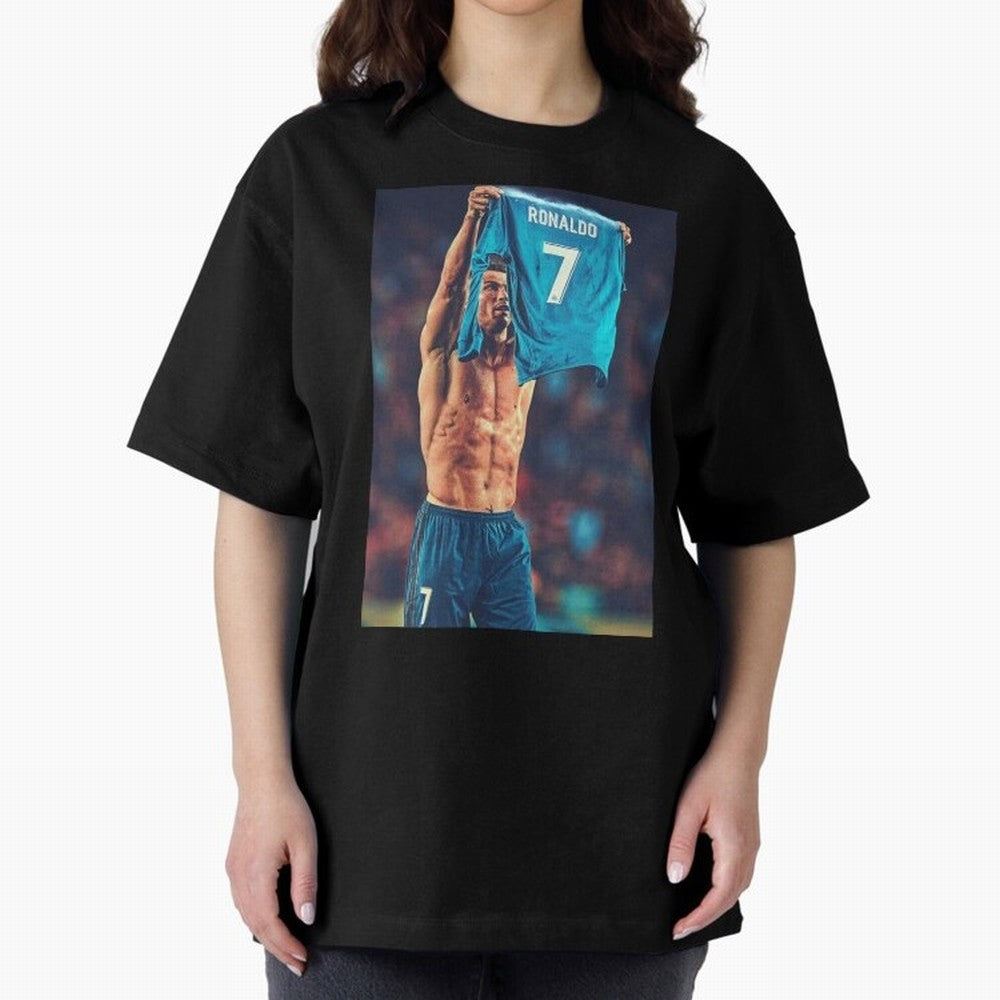 Cristiano Ronaldo Siu Goat,Ronaldo Gifts, Ronaldo Best Selling , Ronaldo Top Items Oversized T-Shirt Show Championship Spirit for FIFA World Cup 2026 USA Canada Mexico Centered on Messi and Cristiano Ronaldo, Netherlands Energy, Global Supporter
