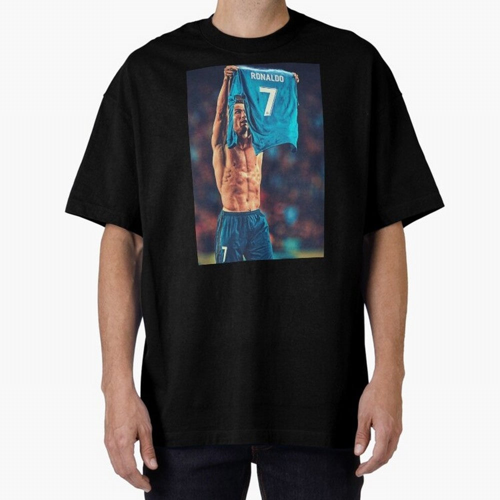 Cristiano Ronaldo Siu Goat,Ronaldo Gifts, Ronaldo Best Selling , Ronaldo Top Items Oversized T-Shirt Show Championship Spirit for FIFA World Cup 2026 USA Canada Mexico Centered on Messi and Cristiano Ronaldo, Netherlands Energy, Global Supporter