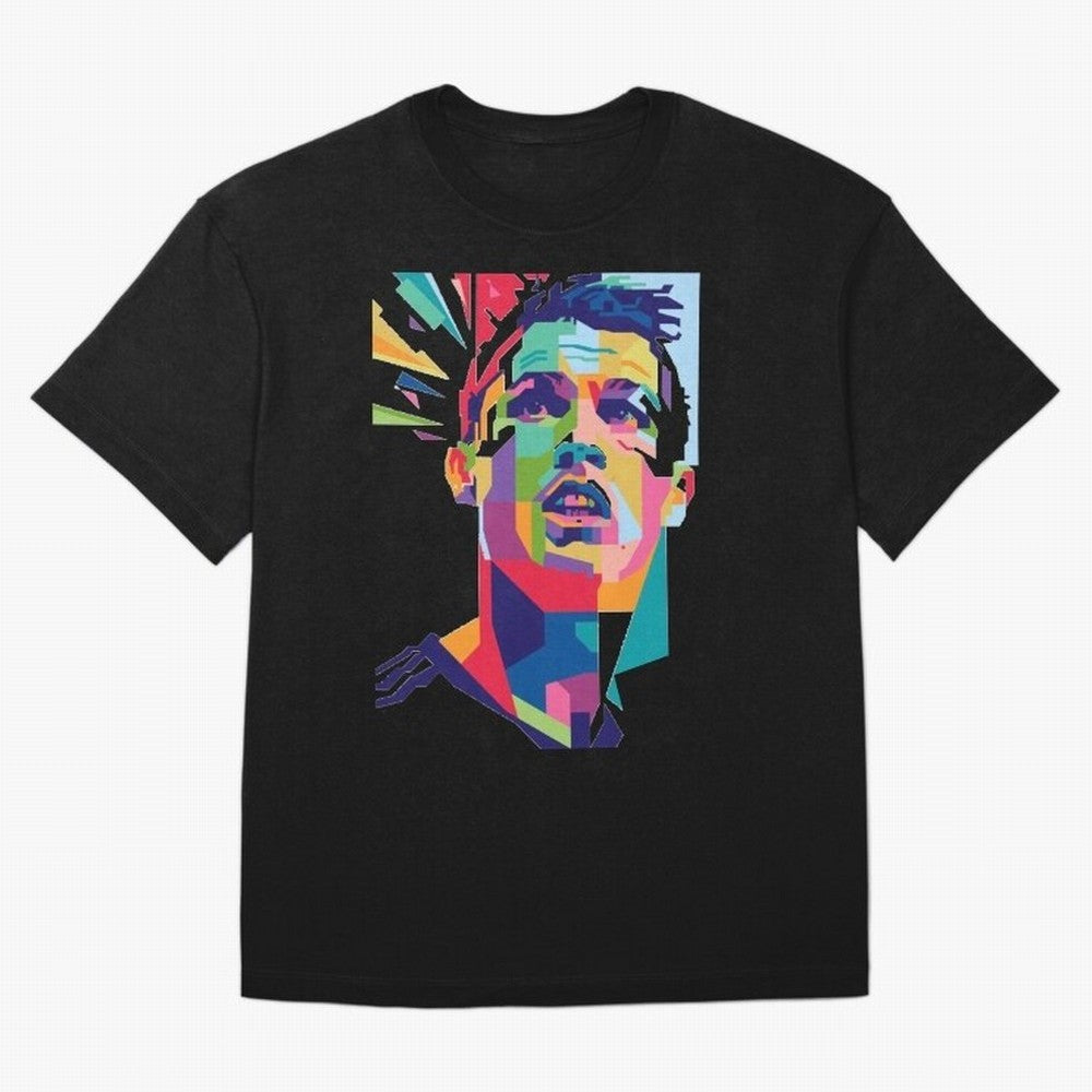CR7 Sketch Oversized T-Shirt Bring Trophy Dreams to FIFA World Cup 2026 USA Canada Mexico for Fans of Mbappe and Germany, Bringing Champion Mindset, Group Stage Buzz, Knockout Tension and Passionate Fan Culture; Perfect for Fans, Collectors, Family