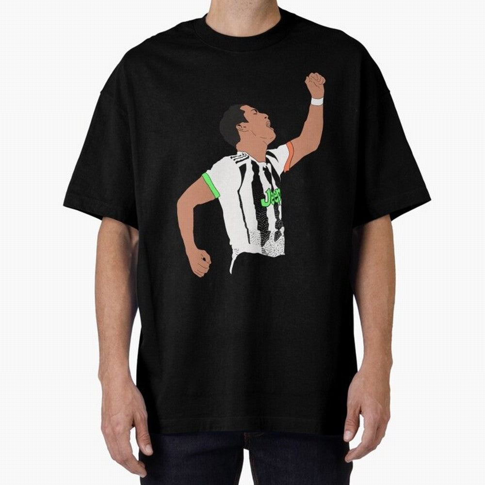 Cristiano Ronaldo Cristiano Ronaldo Juve Oversized T-Shirt Build FIFA World Cup 2026 USA Canada Mexico Spirit, Connected to Spain, Messi and Cristiano Ronaldo, Football Passion, Legendary Performances, Festival Vibes and Supporter Community;
