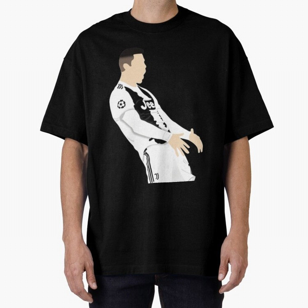 Cristiano Ronaldo Cristiano Ronaldo cr7 Oversized T-Shirt Stand Out with Spirit from Global Football Passion for FIFA World Cup 2026 Group Stage, Connected to Neymar, France and Portugal, Match Day Excitement, Supporter Culture, Golden Goals and