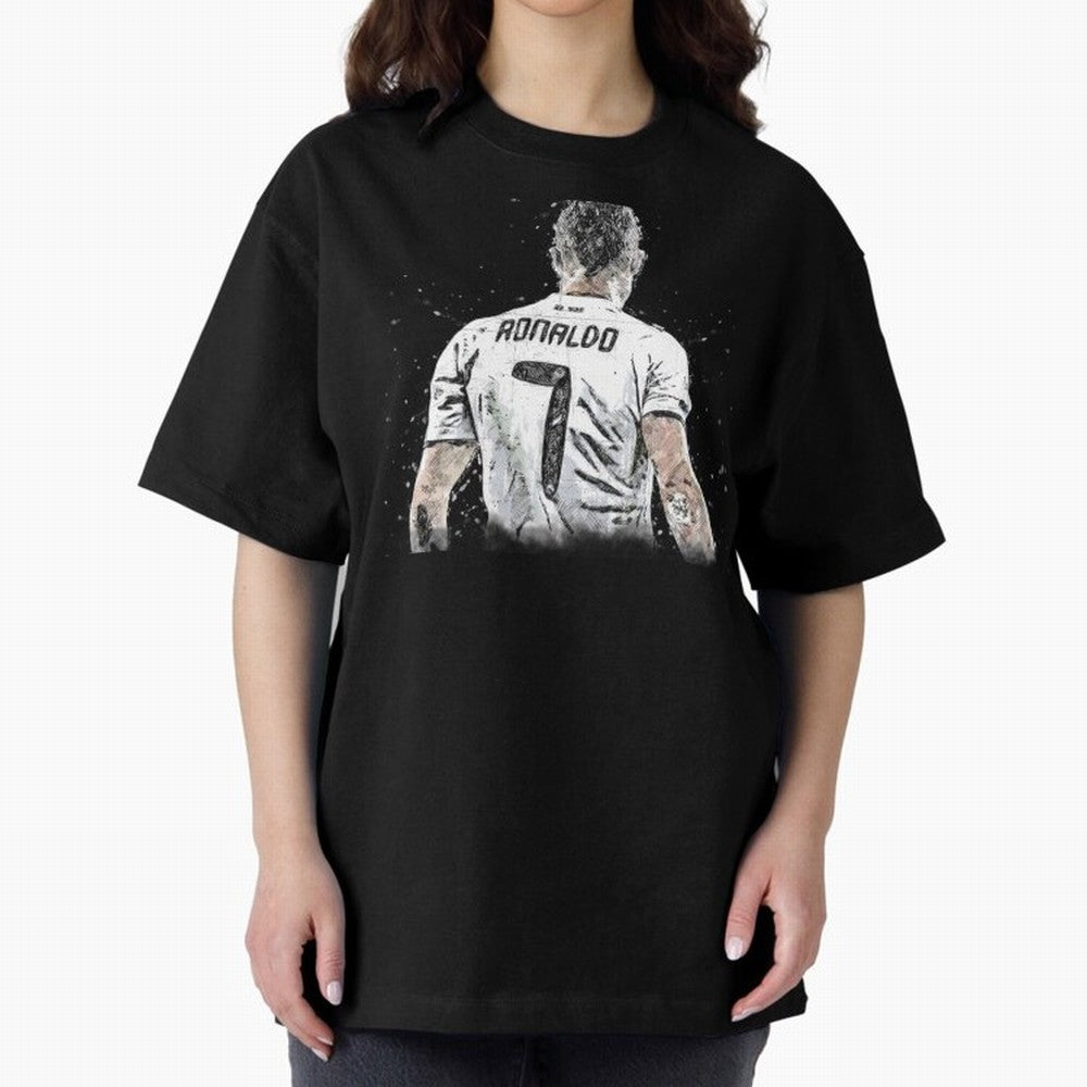 Cristiano Ronaldo Cristiano ronaldo back Oversized T-Shirt Bring Global Tournament Vibes to FIFA World Cup 2026 USA Canada Mexico Built around Cristiano Ronaldo, Haaland and CR7, Portugal, Spain and Germany Energy, Football Passion, Legendary