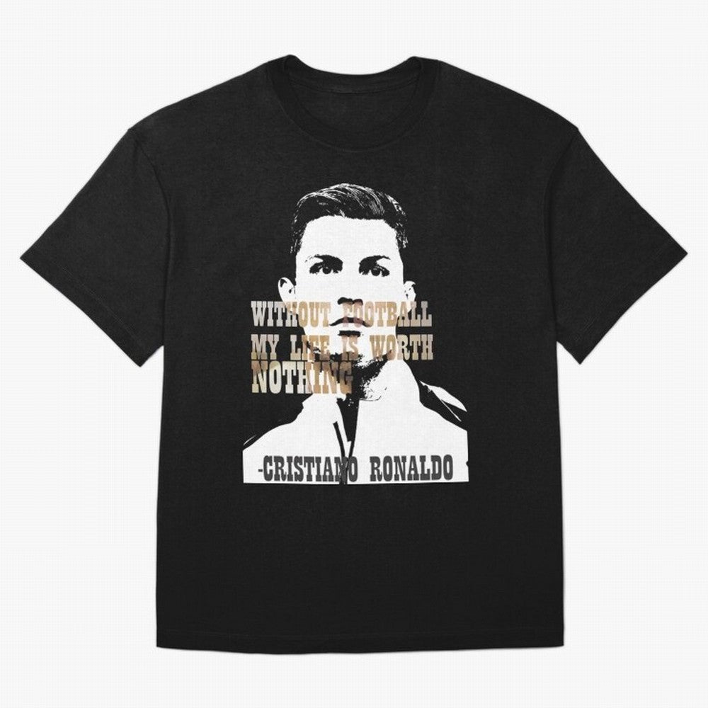 Cristiano Ronaldo cristiano ronaldo quote Oversized T-Shirt Bring Global Tournament Vibes to Match Day Hype around FIFA World Cup 2026 Group Stage, Cristiano Ronaldo, Haaland and CR7, Argentina, Sports Nostalgia, International Competition, Famous