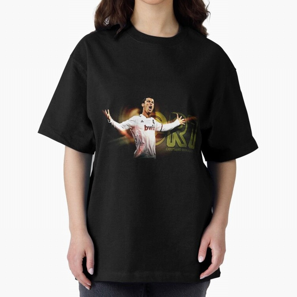 cristiano ronaldo 887 Oversized T-Shirt Follow the FIFA World Cup 2026 Journey through Cristiano Ronaldo, Haaland and CR7 Highlights, Portugal, Spain and Germany Pride, Football History, Final Match Energy, Crowd Noise and Once in a Lifetime