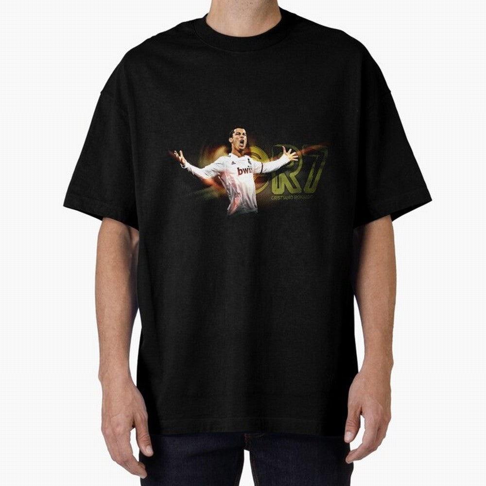 cristiano ronaldo 887 Oversized T-Shirt Follow the FIFA World Cup 2026 Journey through Cristiano Ronaldo, Haaland and CR7 Highlights, Portugal, Spain and Germany Pride, Football History, Final Match Energy, Crowd Noise and Once in a Lifetime