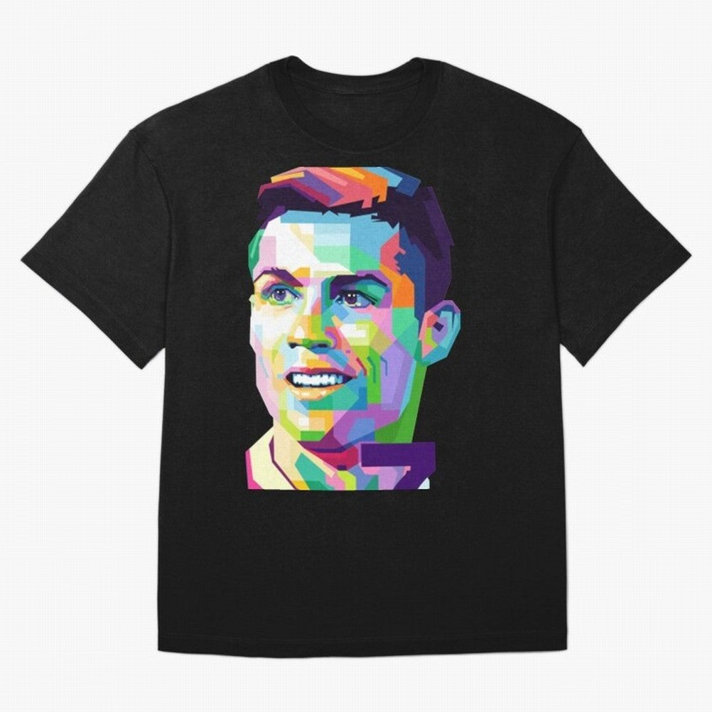 Cristiano Ronaldo CRISTIANO RONALDO 7 Oversized T-Shirt Cheer for FIFA World Cup 2026 for Fans of Neymar and Netherlands, Bringing Football Passion, Legendary Performances, Festival Vibes and Supporter Community; Great for Watch Parties, Sports