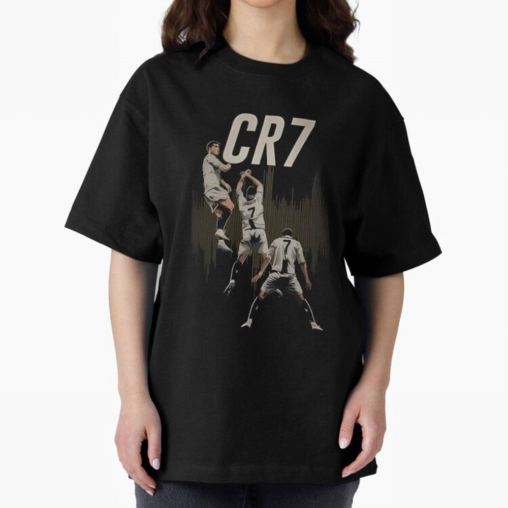 Cr7 Oversized T-Shirt Bring Bold Fan Energy to FIFA World Cup 2026 Group Stage for Fans of Messi and France and Portugal, Bringing Football Festival Excitement, Trophy Ambitions, Country Rivalries and Star Player Buzz; Created for Match Day