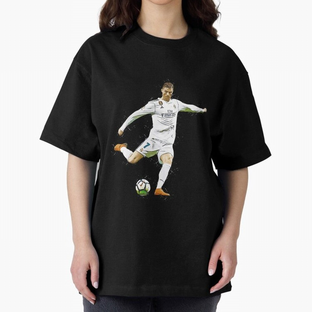 Cristiano Ronaldo Celebration Oversized T-Shirt Bring Retro Soccer Energy to FIFA World Cup 2026 Driven by Neymar, Haaland and Cristiano Ronaldo, Netherlands Energy, Tournament Hype, Historic Matchups, Family Viewing Parties and Global Sports