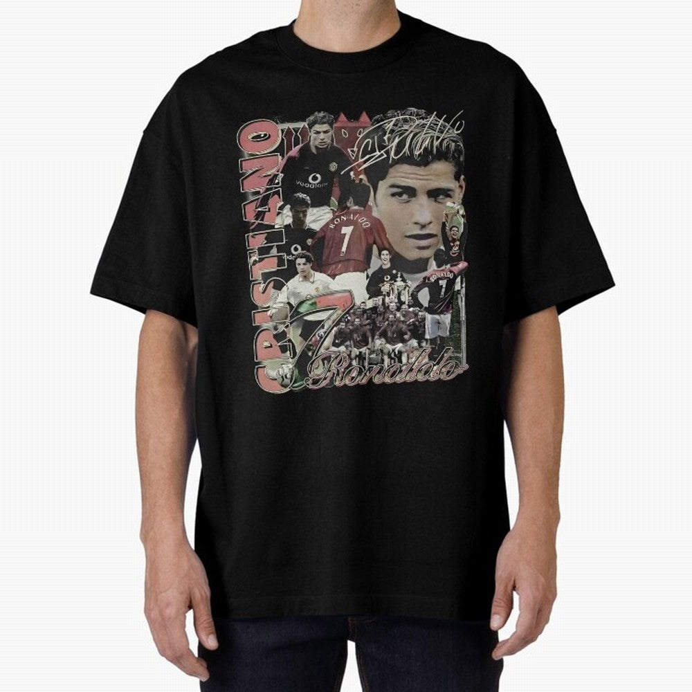 Limited Cristiano Ronaldo CR7 Vintage Oversized T-Shirt Back Your Heroes with FIFA World Cup 2026 for Fans of Cristiano Ronaldo, Haaland and CR7 and France, Bringing Stadium Memories, Football Loyalty, International Chants and Championship