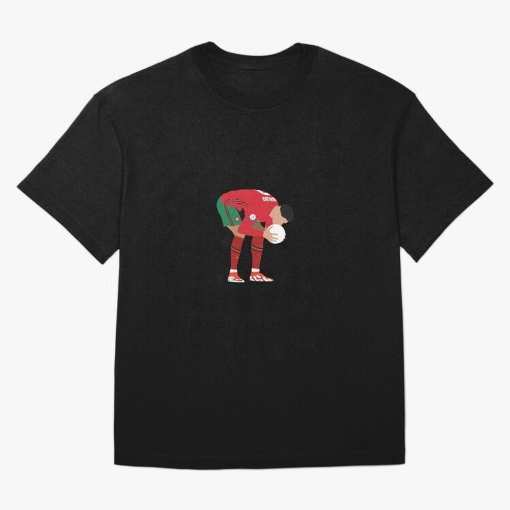 cristiano ronaldo ball kiss Oversized T-Shirt Honor Football Greatness during FIFA World Cup 2026 Group Stage for Fans of Mbappe and Neymar and Germany, Bringing Stadium Chants, National Pride, Trophy Dreams and Unforgettable Football Memories;