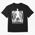 Cristiano Ronaldo - The Legend! Oversized T-Shirt Join FIFA World Cup 2026 Group Stage Spirit, with England, France and Netherlands, Neymar, Haaland and Cristiano Ronaldo, Retro Football Energy, Iconic Rivalries, Trophy Chase Drama and Stadium