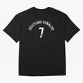 Cristiano Ronaldo 7 Oversized T-Shirt Represent the Passion of Match Day Hype around FIFA World Cup 2026 Group Stage, CR7 and Messi, Argentina, Game Day Rituals, Football Legends, Country Pride and the Road to the Final; Created for Match Day
