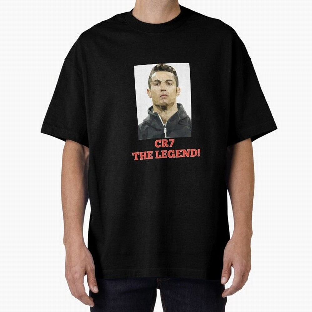 Cristiano Ronaldo Fantasy CR7 T Shirt Oversized T-Shirt Bring a Vintage Feel to FIFA World Cup 2026 for Fans of Neymar and Spain, Bringing Football Passion, Legendary Performances, Festival Vibes and Supporter Community; Perfect for Supporters Who