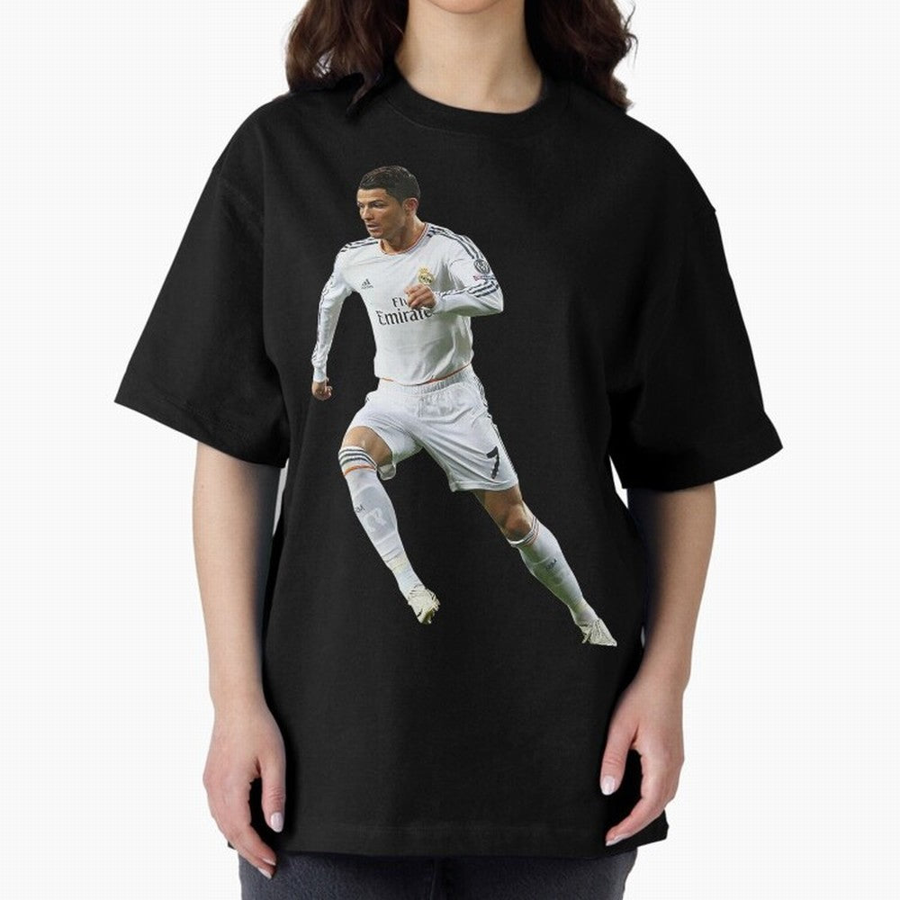 Cristiano Ronaldo Oversized T-Shirt Capture the FIFA World Cup 2026 Group Stage Journey through Neymar, Haaland and Cristiano Ronaldo Highlights, Portugal Pride, Stadium Chants, National Pride, Trophy Dreams and Unforgettable Football Memories;