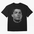 Cristiano Ronaldo Cristiano Ronaldo Halftone style Oversized T-Shirt Feel the Heartbeat of FIFA World Cup 2026 Group Stage for Fans of CR7 and Messi and Argentina and Brazil, Bringing Stadium Memories, Football Loyalty, International Chants and
